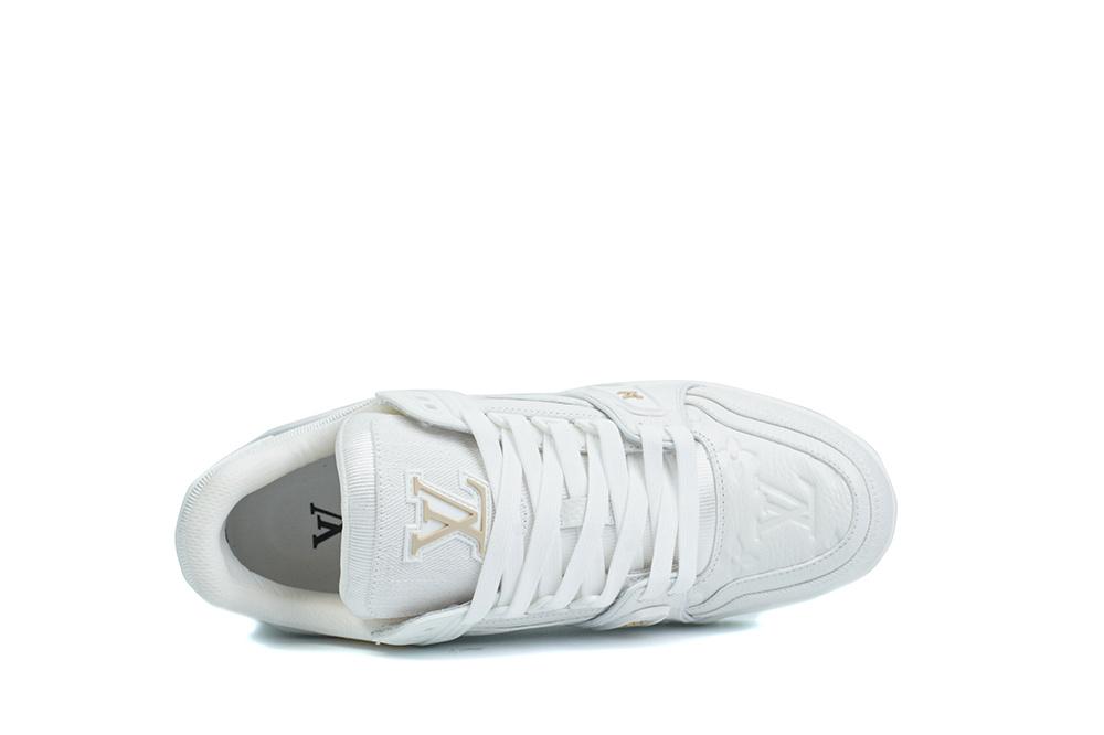 PK god Louis Vuitton Trainer White Monogram Denim White retail materials ready to ship